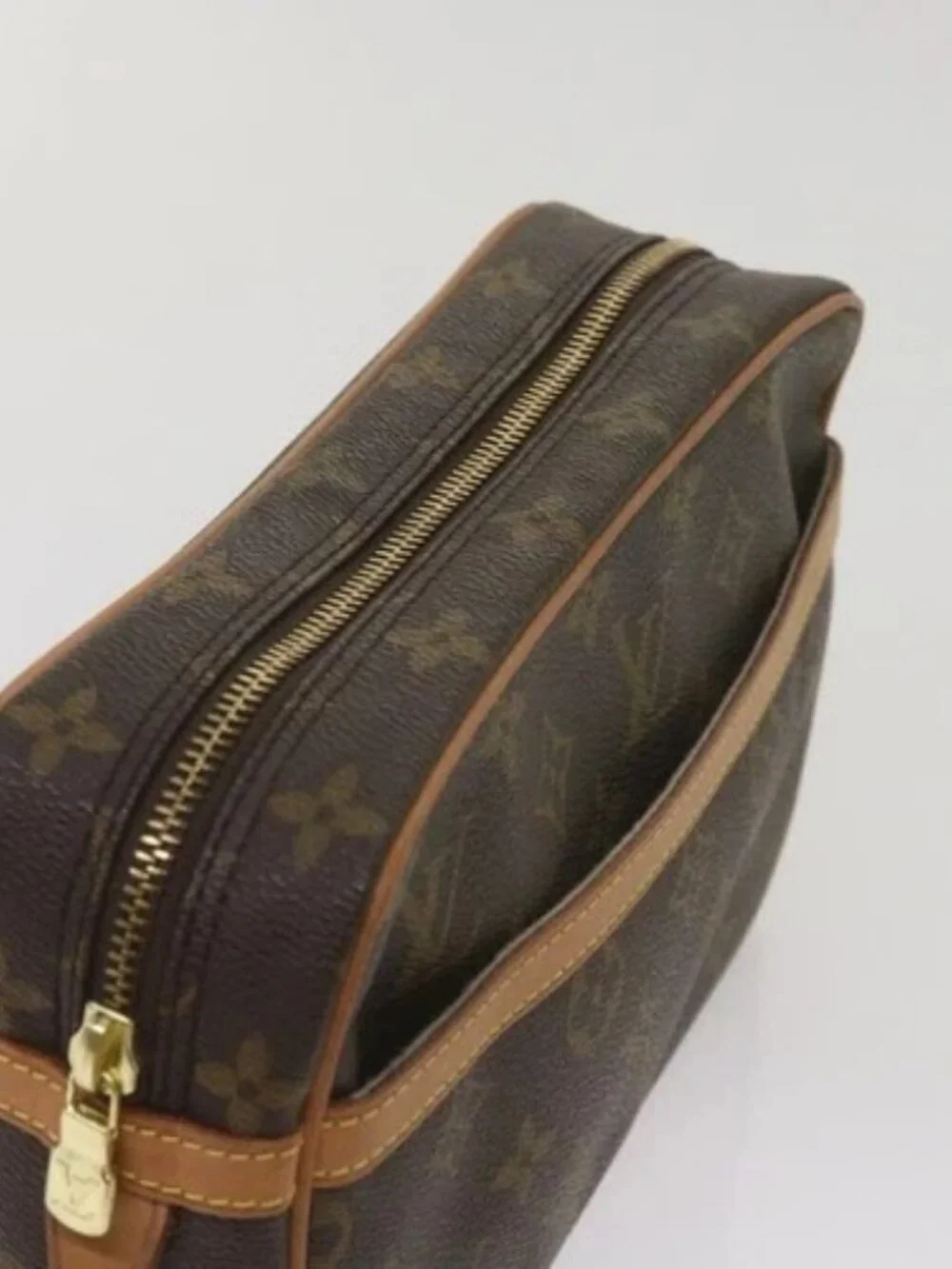 LOUIS VUITTON Monogram Compiegne 23 Clutch Bag M51847 LV Auth am5781